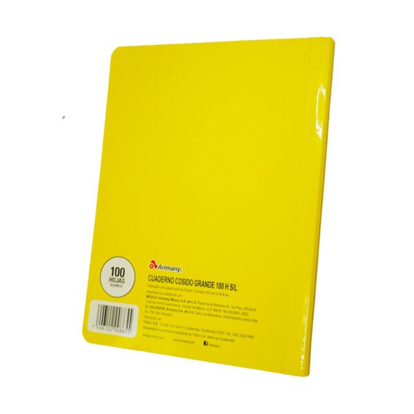 Cuaderno Cocido de Hoja de Rayas - Image 3