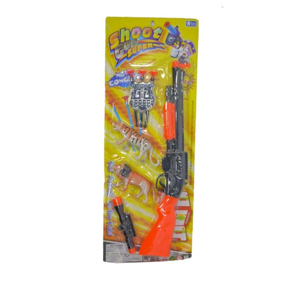 Rifle de juguete con dardos